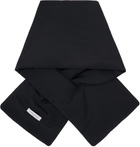 Maison Kitsuné Black Puffer Scarf