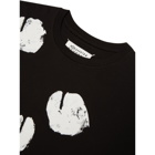 Maison Margiela SSENSE Exclusive Black Tabi Print T-Shirt