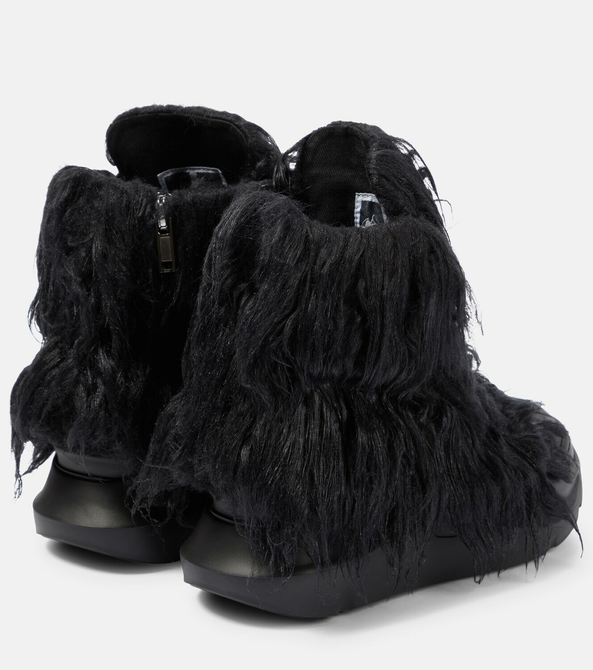 Rick Owens - DRKSHDW Abstract faux fur sneakers Rick Owens