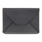 Jil Sander Grey Envelope Case Card Holder