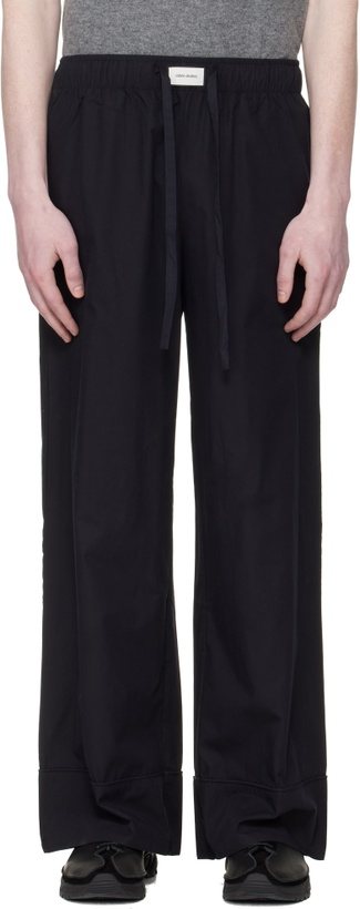 Photo: Entire Studios Black Pajama Lounge Pants