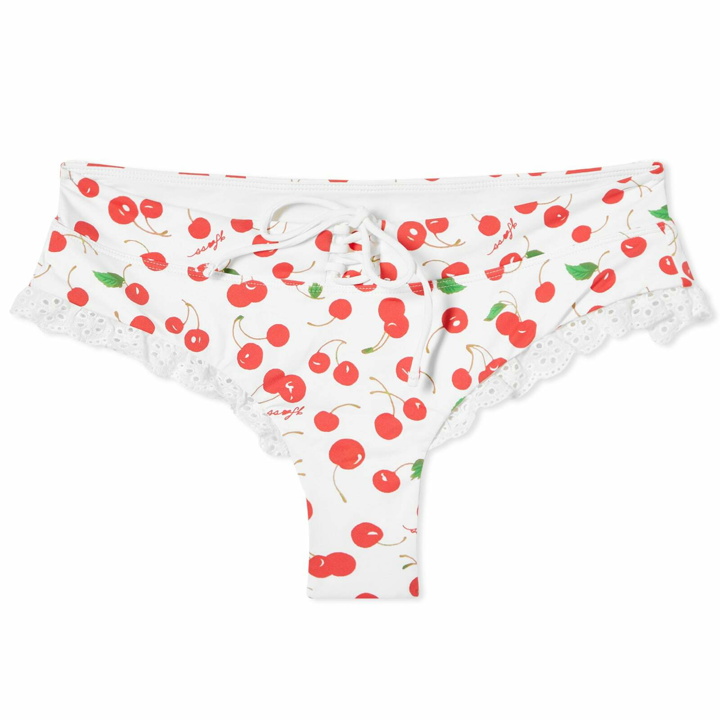 Photo: Frankies Bikinis Women's Cora Bottom in Cherry Bomb