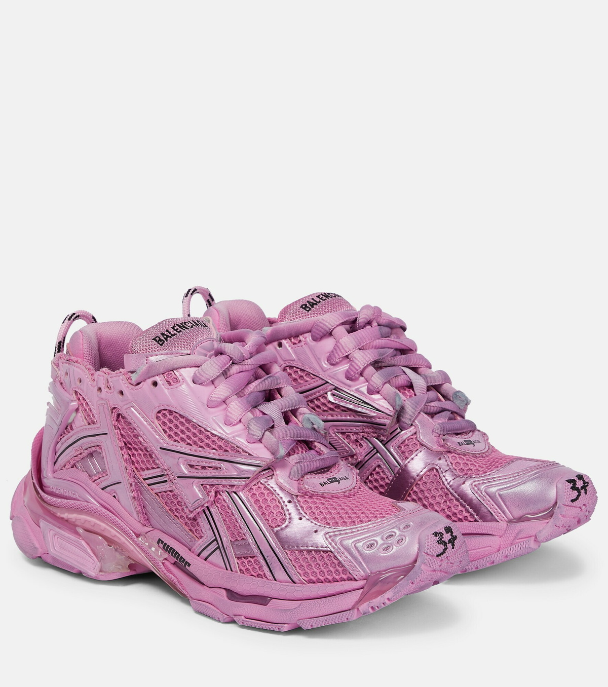 balenciaga elastic runner sneakers