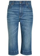 Chloe Cropped Straight-leg Jeans Denim