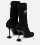 Balenciaga - x Adidas sock ankle boots