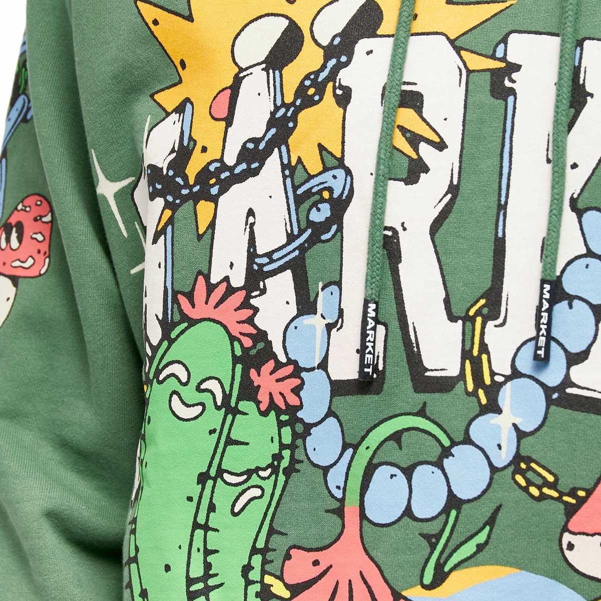 MARKET Men's Fantasy Farm Hoodie in Fern