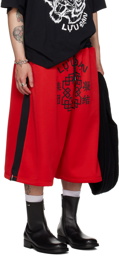 LU'U DAN Red CLOT Edition Basketball Shorts