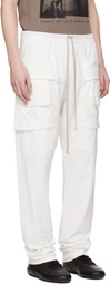 Rick Owens DRKSHDW Off-White Temple Creatch Drawstring Cargo Pants