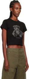 We11done Black Code Teddy T-shirt