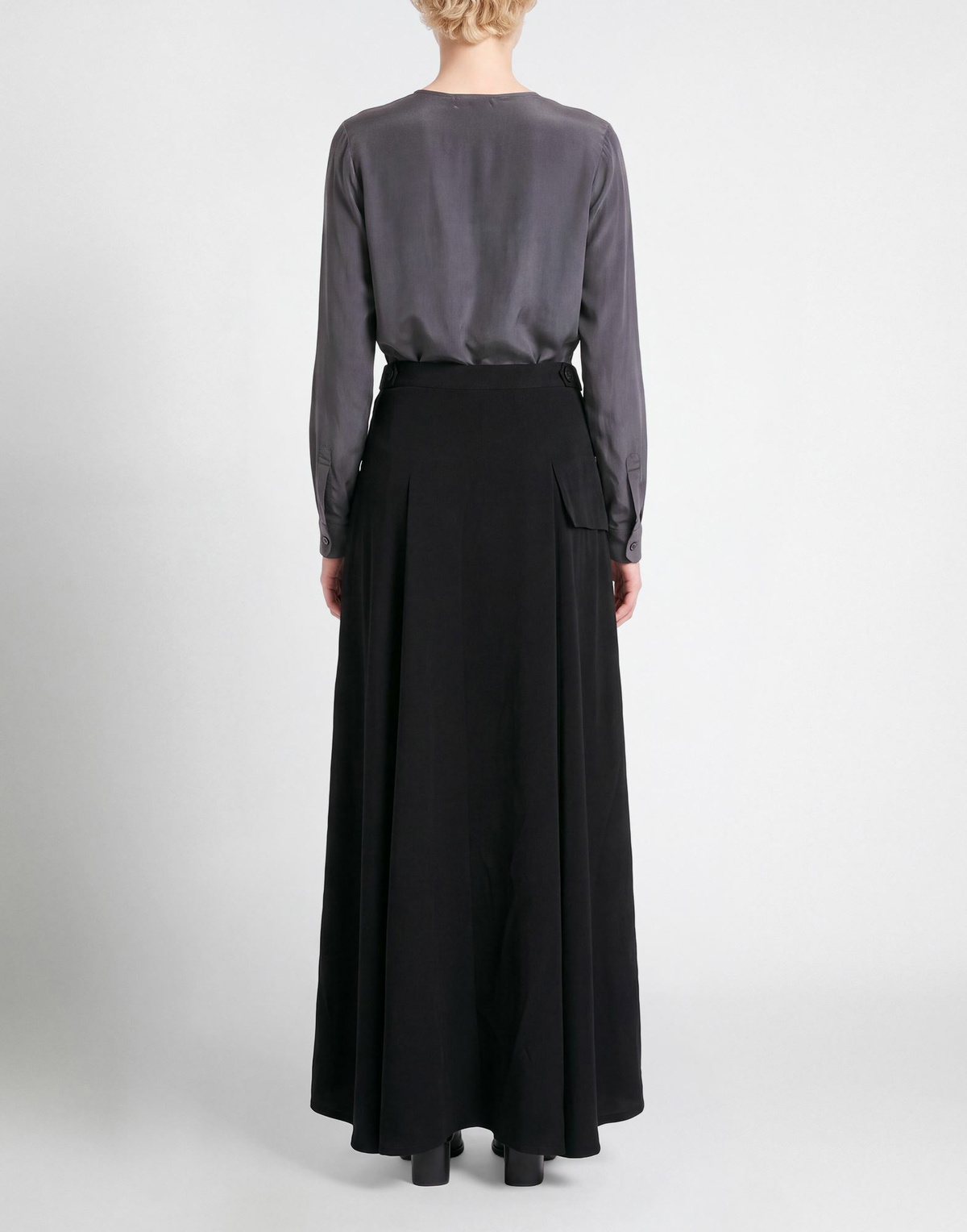 Yohji Yamamoto Womens Pants in Black