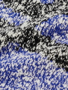 Loewe - Logo-Intarsia Wool-Blend Sweater - Blue