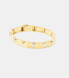 Rainbow K Eyet 14kt yellow and white gold bracelet with diamonds