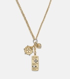 FoundRae Promise 18kt gold pendant necklace with diamonds