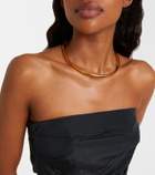 Max Mara Taffeta corset top
