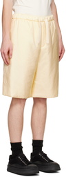 Jil Sander Beige Drawstring Shorts