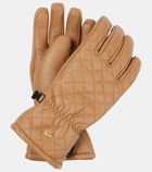 Goldbergh Nishi quilted leather ski gloves