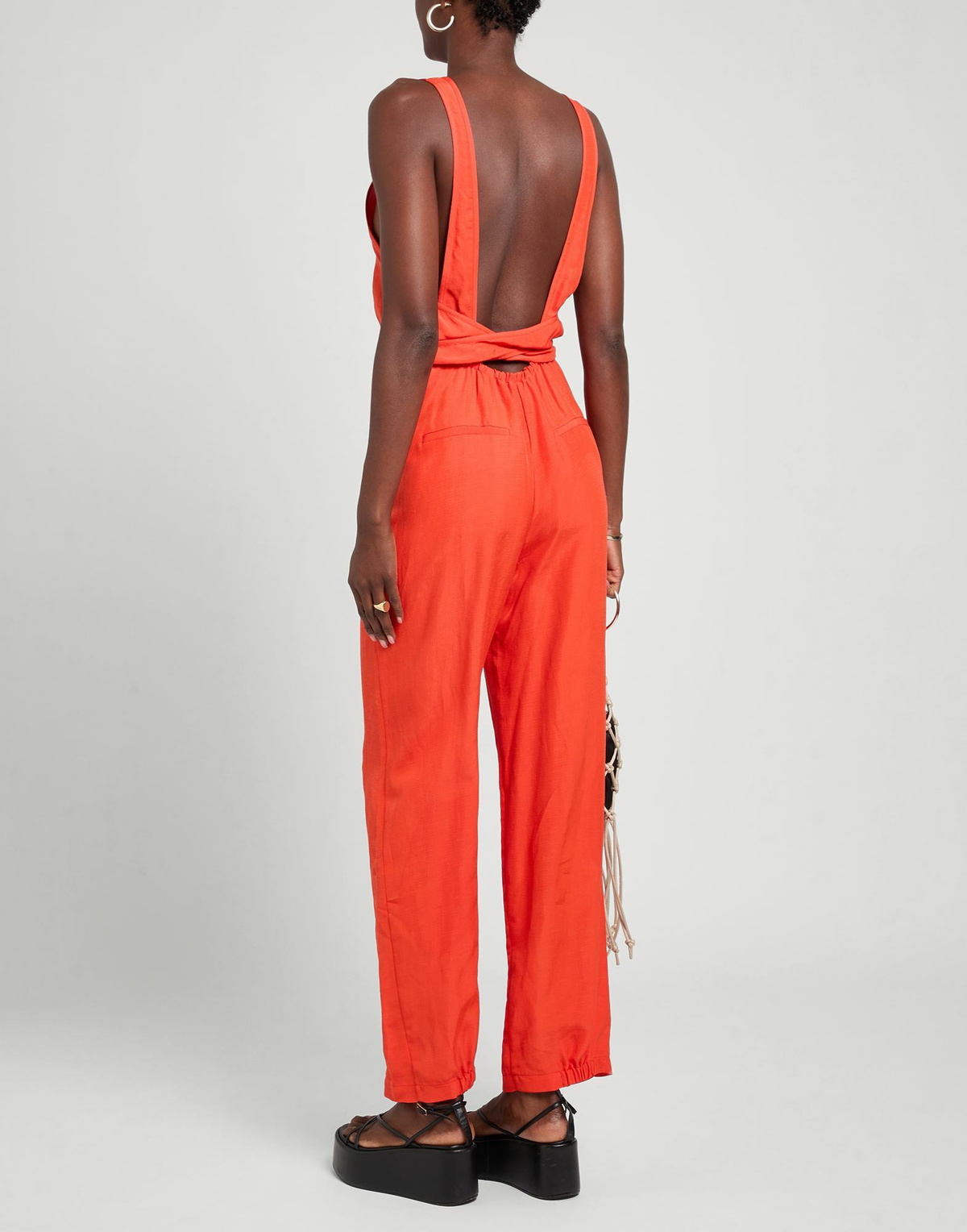 Forte_forte Womens Jumpsuit in Tomato red