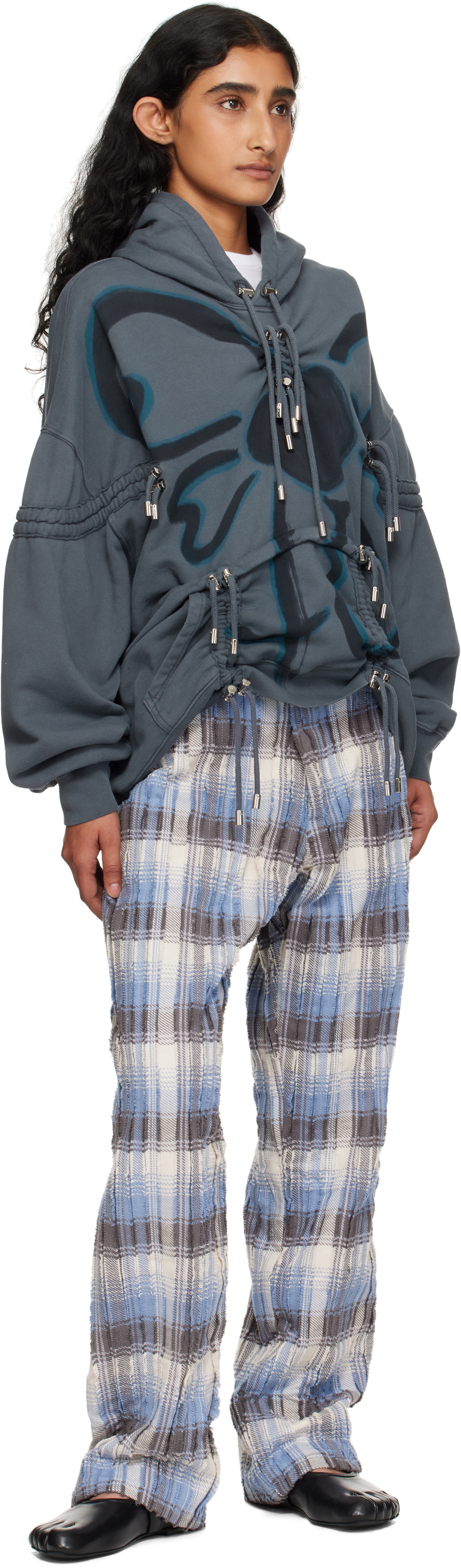 Collina Strada Gray Burst Hoodie