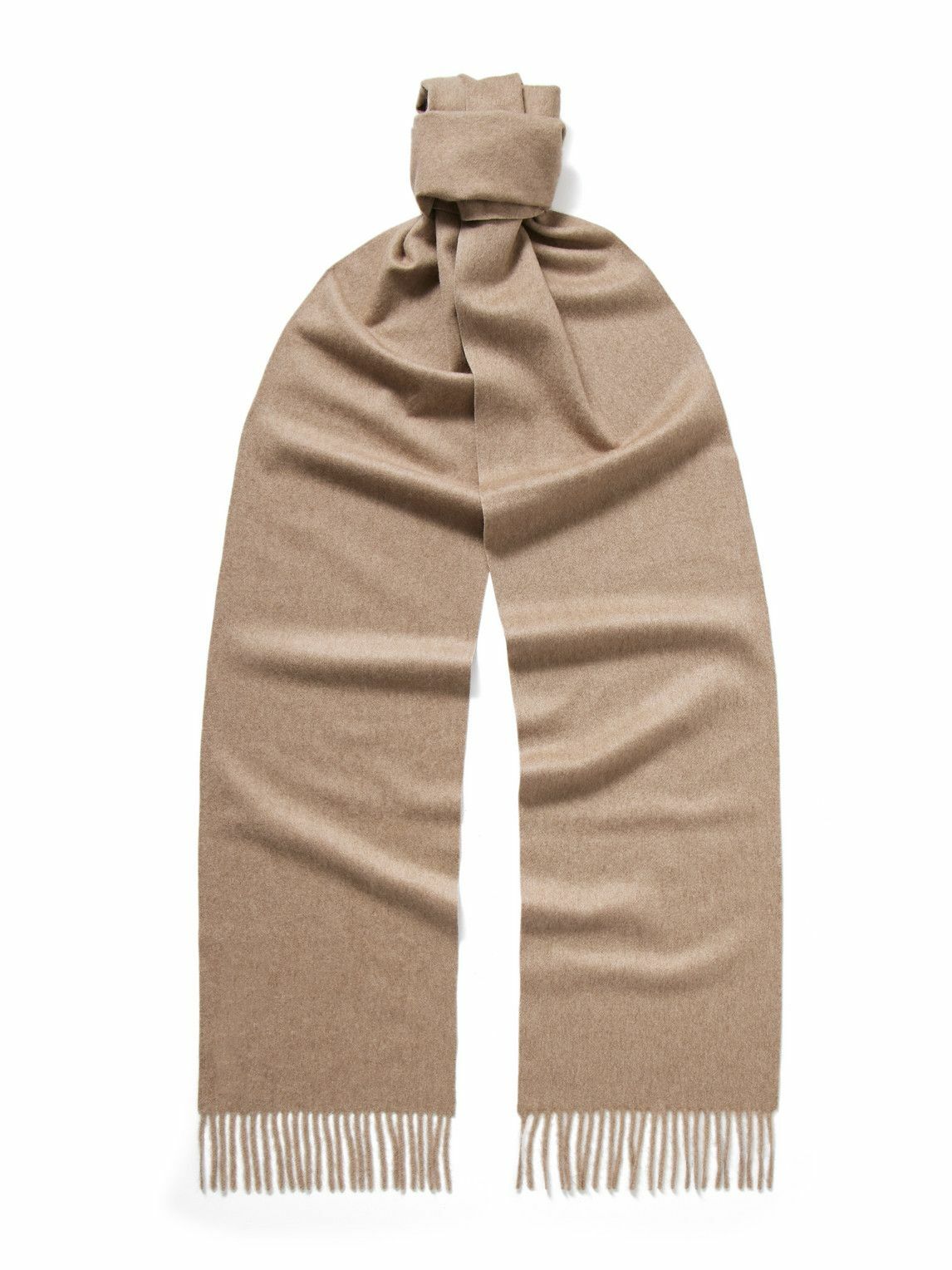 Auralee - Fringed Baby Cashmere Scarf Auralee