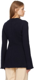 House of Dagmar Navy Erina Sweater