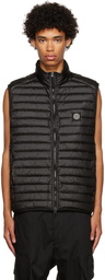 Stone Island Black Quilted Down Vest