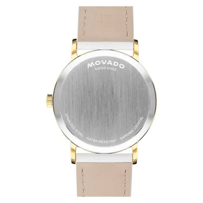 Movado Signature Quartz White Dial Unisex Watch 0608097