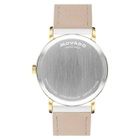 Movado Signature Quartz White Dial Unisex Watch 0608097