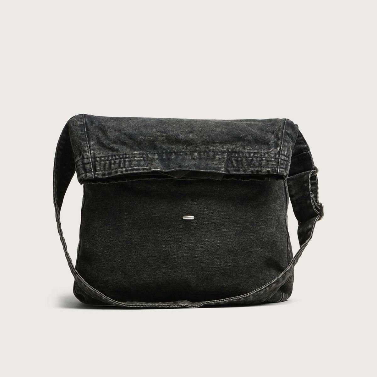 Our Legacy Men's Indigo Canvas Sling Bag in Deep Blue 