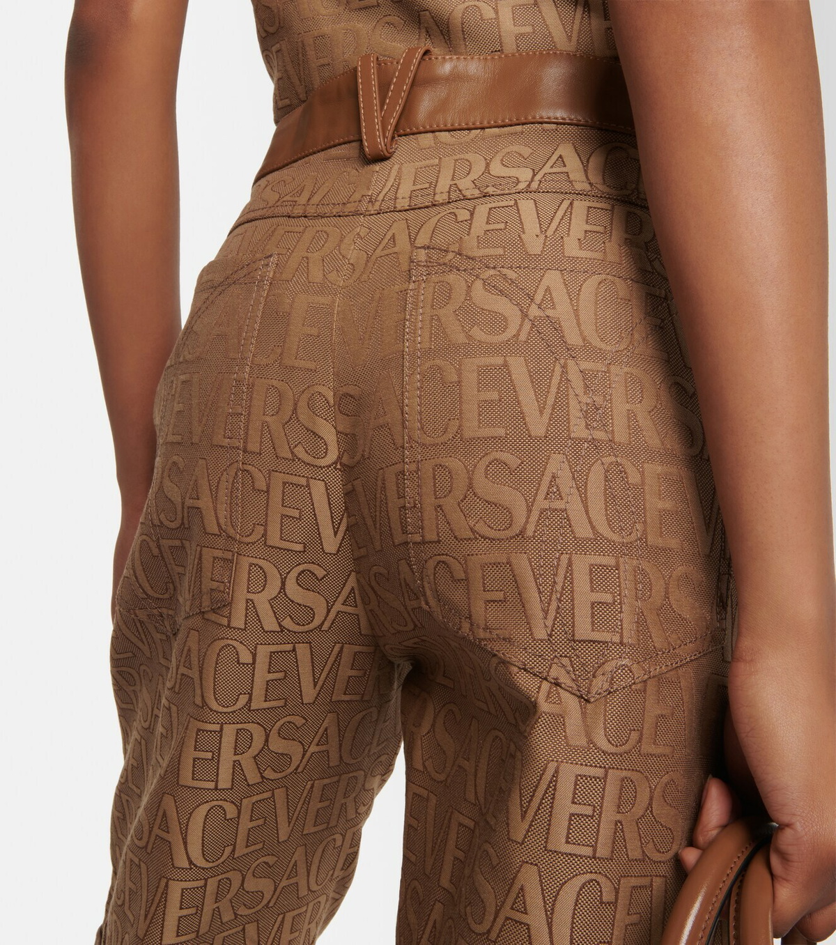 パンツ VERSACE JACQUARD PANTS WITH GREEK PRINT $_57.JPG?set_id=880000500F