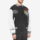 Represent Men's Initial Varsity Jacket in Jet Black