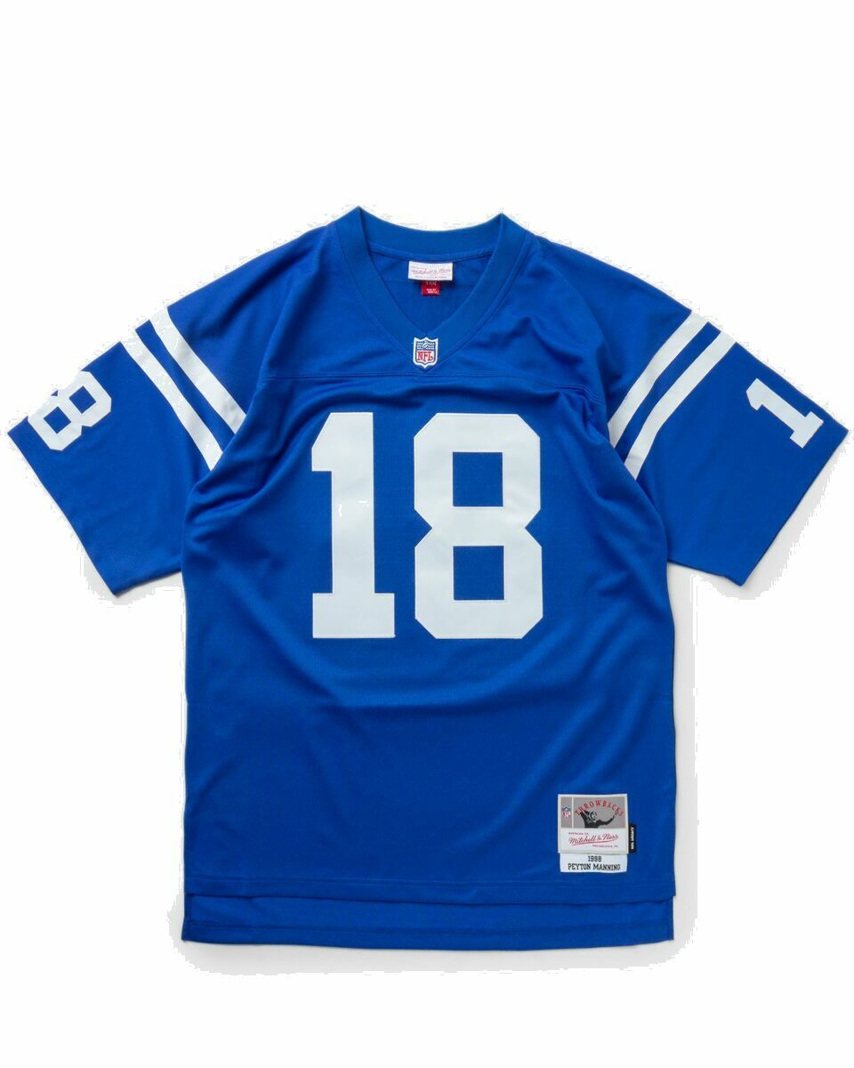 Photo: Mitchell & Ness Nfl Legacy Jersey Indianapolis Colts 1998 Peyton Manning #18 Blue - Mens - Jerseys
