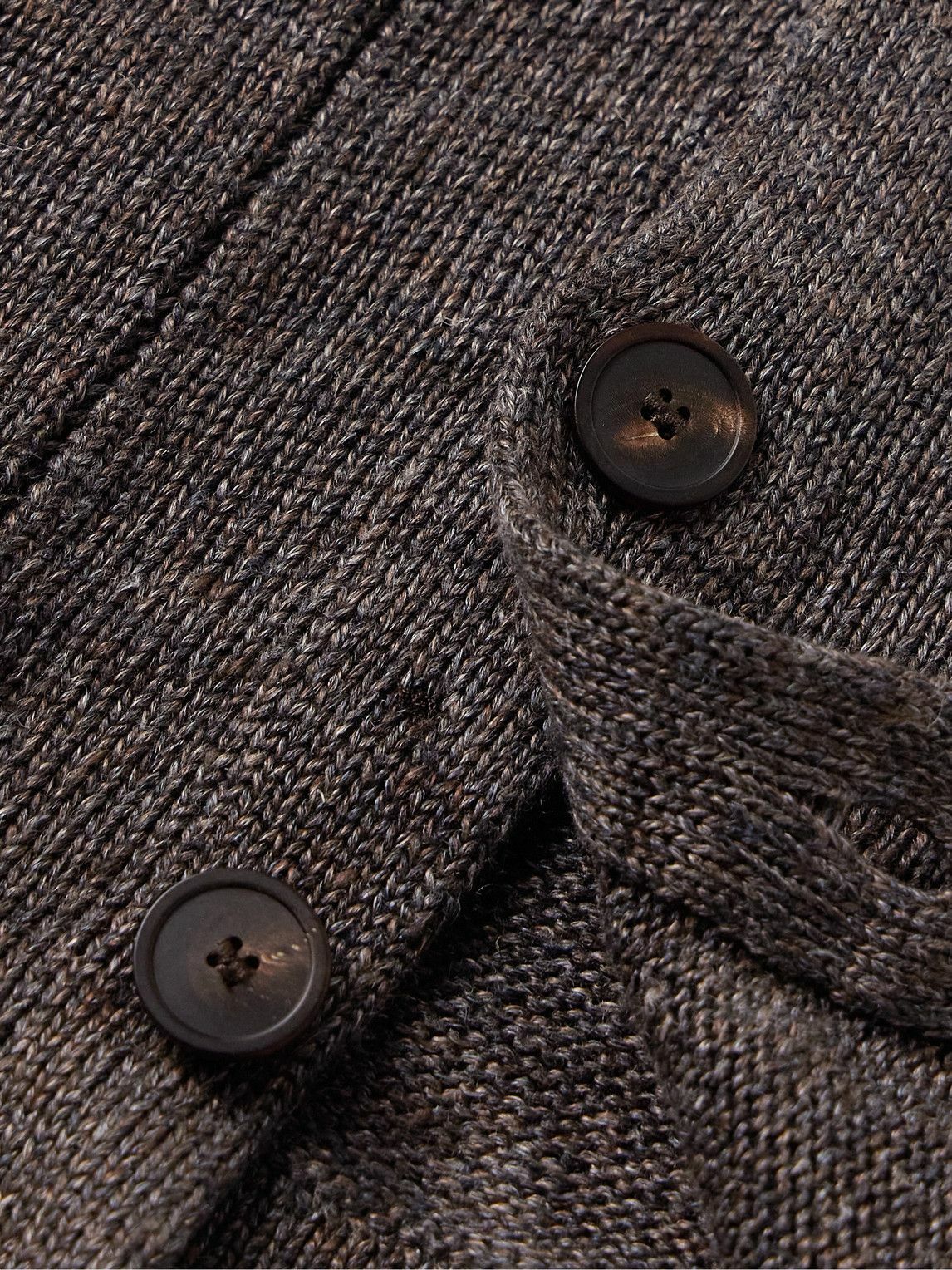 Inis Meáin - Pub Jacket Linen Cardigan - Gray