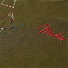 Maharishi Men's Tour Of Africa Embroidered Crew Sweat in Olive