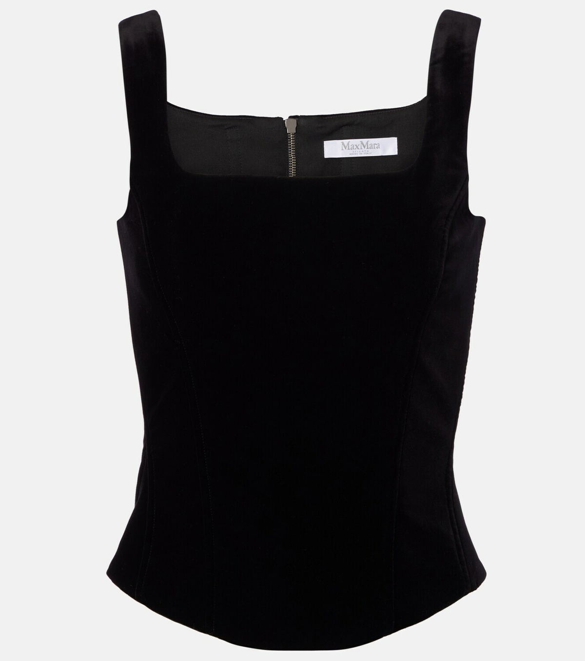 Max Mara Cotton velvet corset
