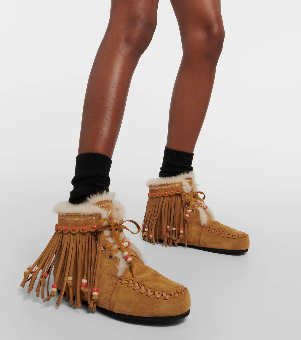 Alanui The Journey embellished ankle boots