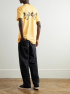 MANAAKI - Taniwha Logo-Print Cotton-Jersey T-Shirt - Yellow