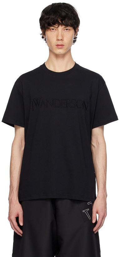 Photo: JW Anderson Black Embroidered T-Shirt