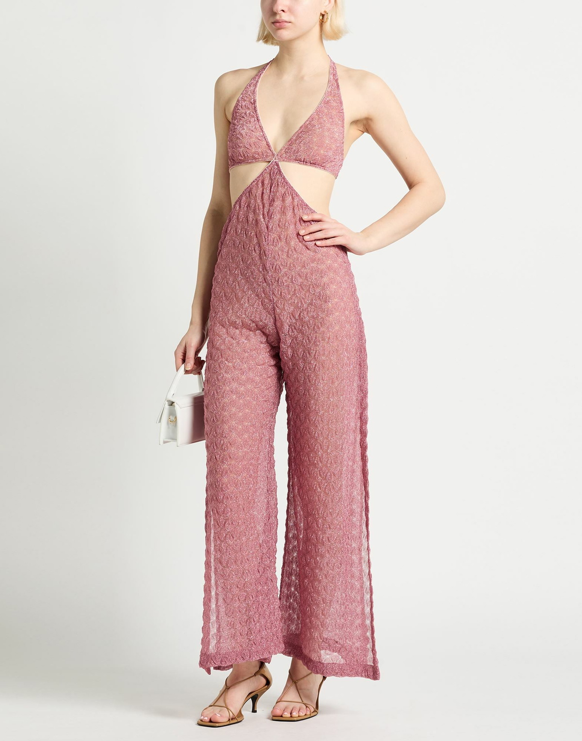 Missoni Womens Jumpsuit in Antique rose