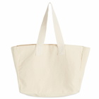 Adanola Women's Varsity Tote Bag in Cream/Black 