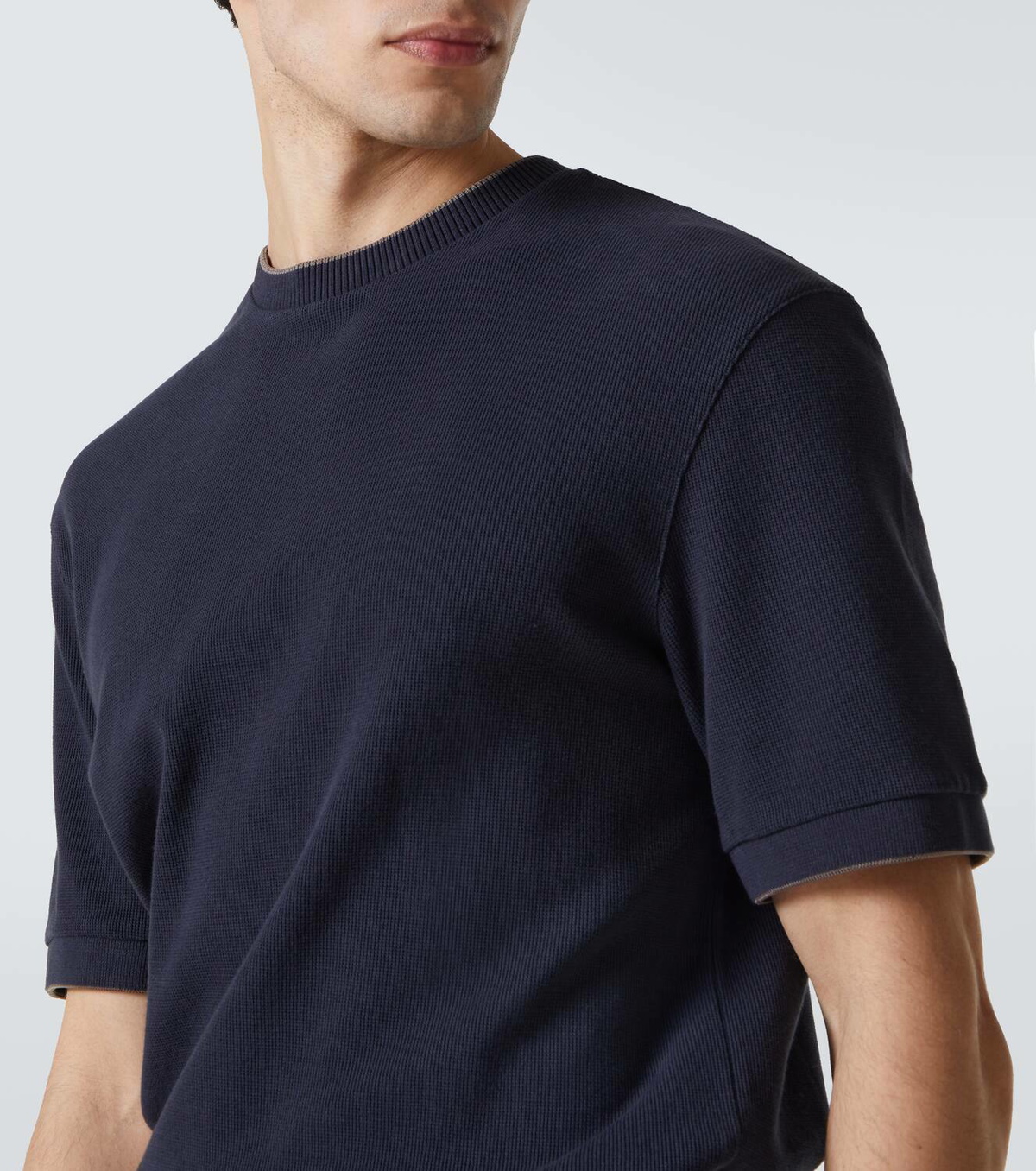 Herno Waffle-knit cotton sweater