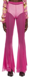 Feben SSENSE Exclusive Pink Trousers