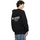 Represent Black Printed 'Owners Club' Zip-Up Hoodie