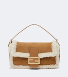 Fendi Baguette® 26424 Small suede shoulder bag