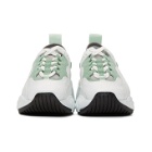 Acne Studios SSENSE Exclusive White and Green Manhattan Sneakers