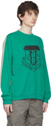 Undercoverism Green & Beige Cotton Sweatshirt