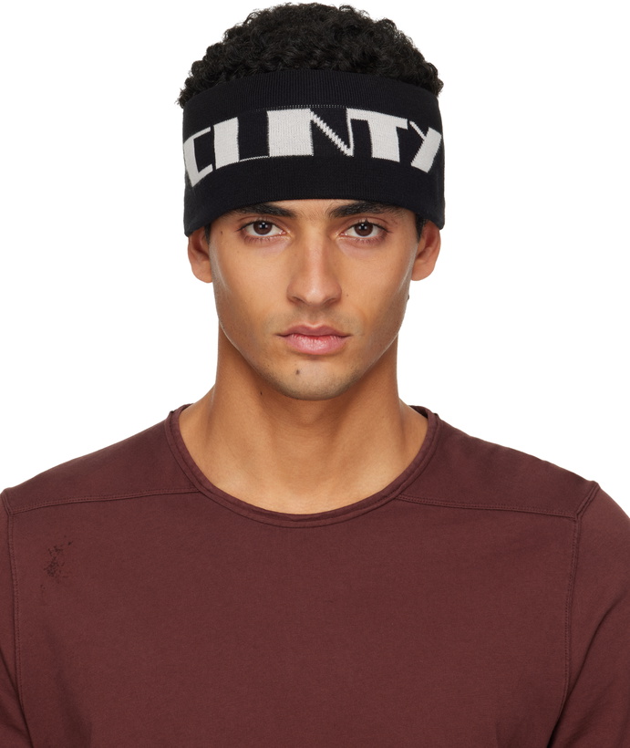 Photo: Rick Owens DRKSHDW Black Concordians Cotton Headband
