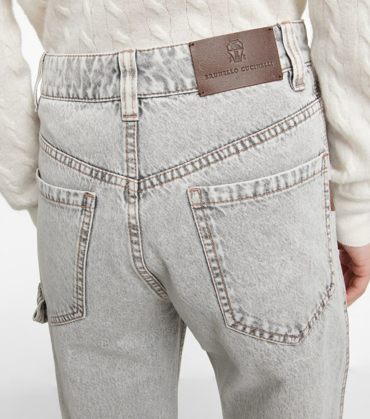 Brunello Cucinelli - High-rise straight jeans Brunello Cucinelli