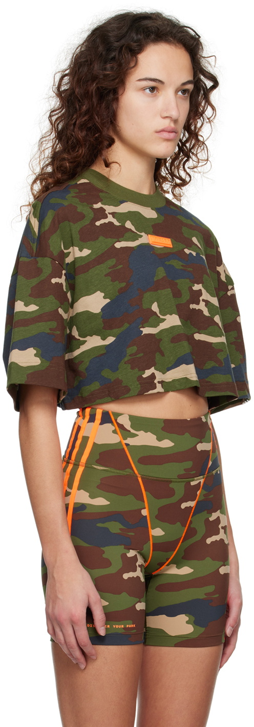 adidas x IVY PARK Khaki Crop T-Shirt