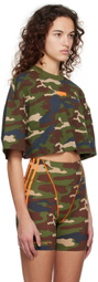 adidas x IVY PARK Khaki Crop T-Shirt