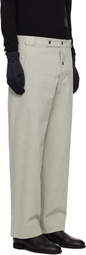 Tondolo Taupe Simple Workwear Trousers